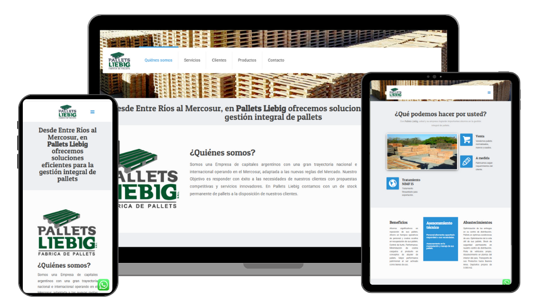 Landing page para SIE Maderas - Reddor Marketing - Agencia de publicidad digital